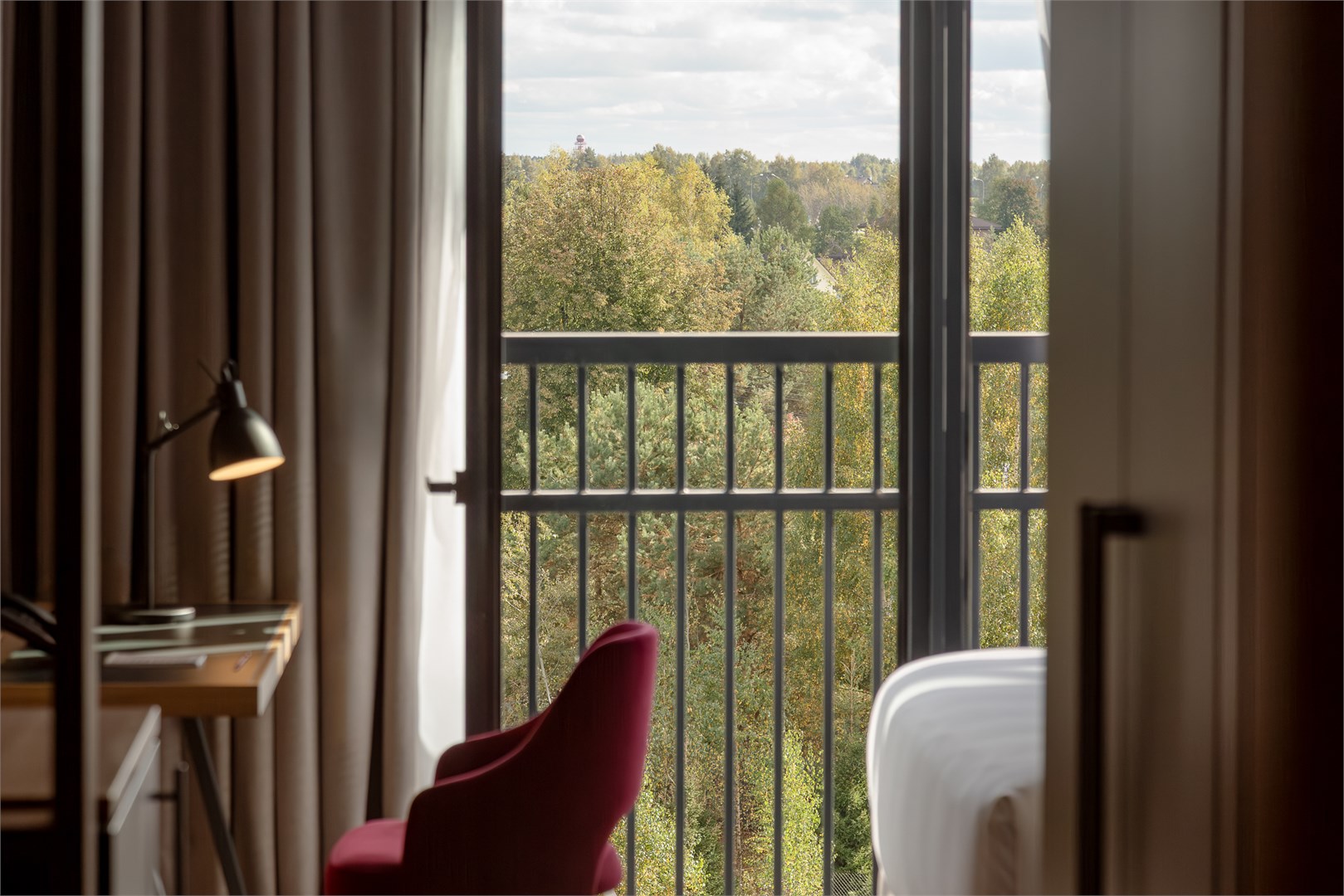 Стандартный номер с двуспальной кроватью в Рябина от Васта