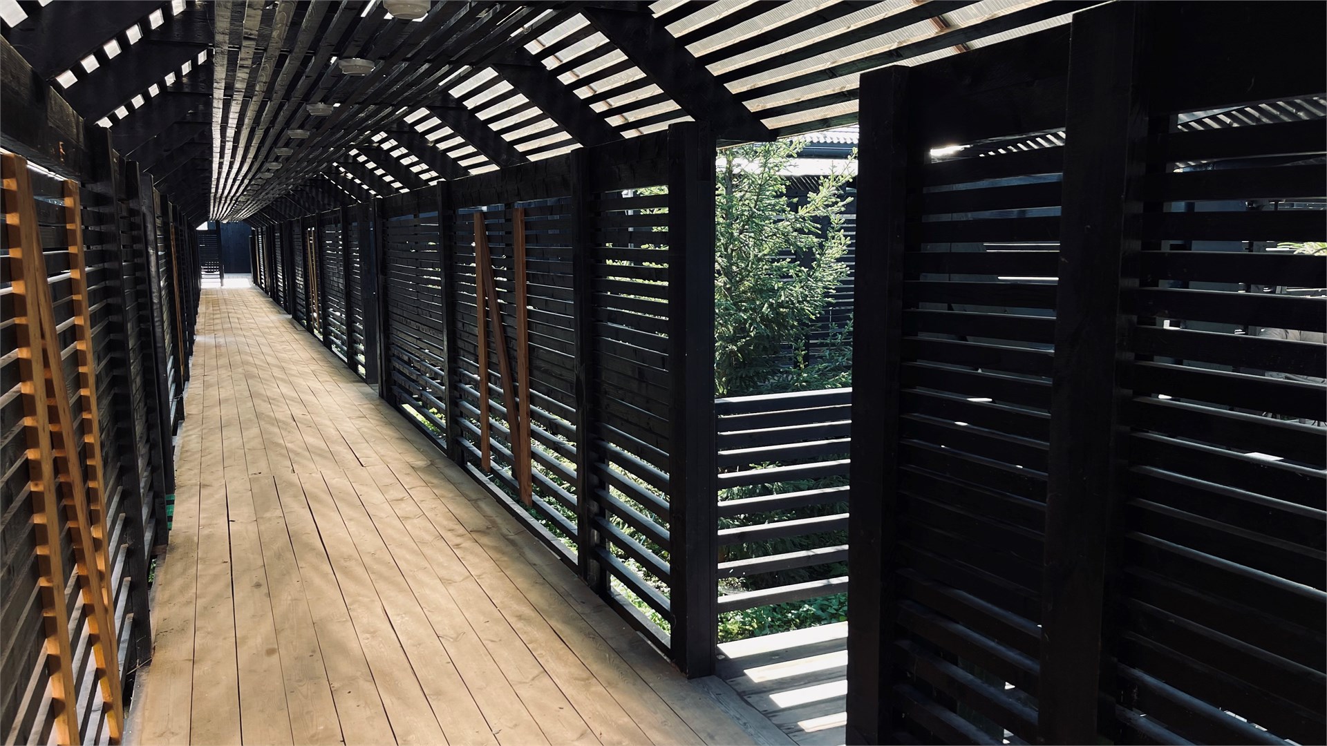 Великие российские учёные (барнхаусы с видом на лес) в Резиденция Товарищества Братьев Нобель