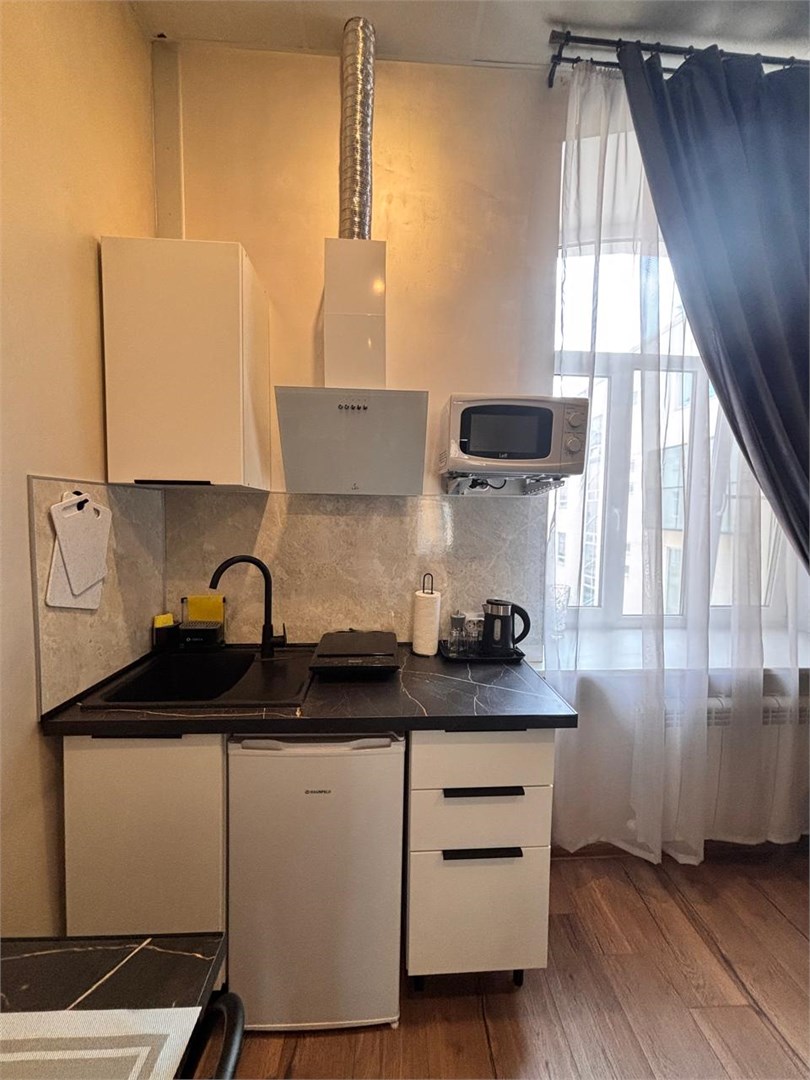 Двухместная студия с двуспальной кроватью 3 этаж в Атмосфера