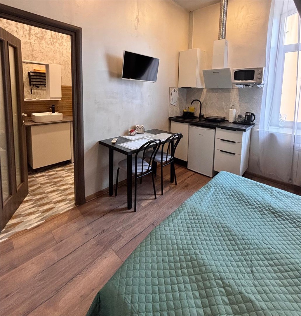 Двухместная студия с двуспальной кроватью 3 этаж в Атмосфера