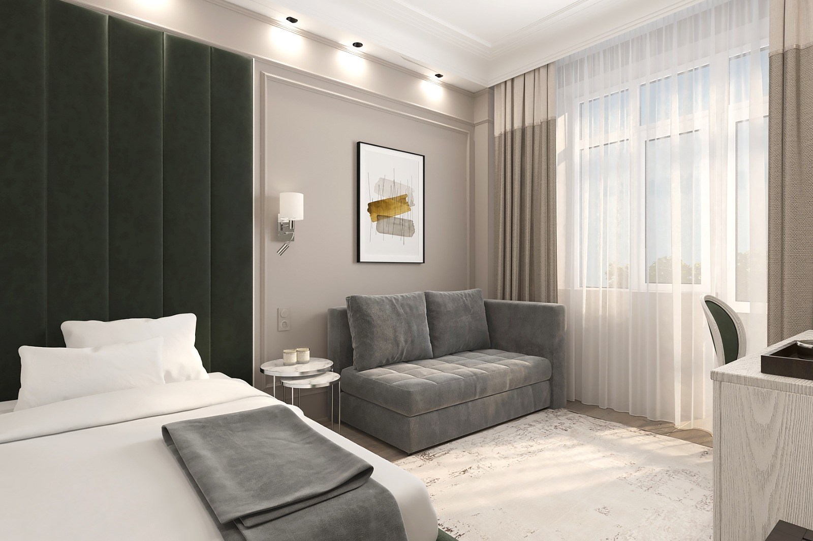 2 корпус 1-местный 2-9 этаж  улучшенный в Санаторий им. М.В. Фрунзе