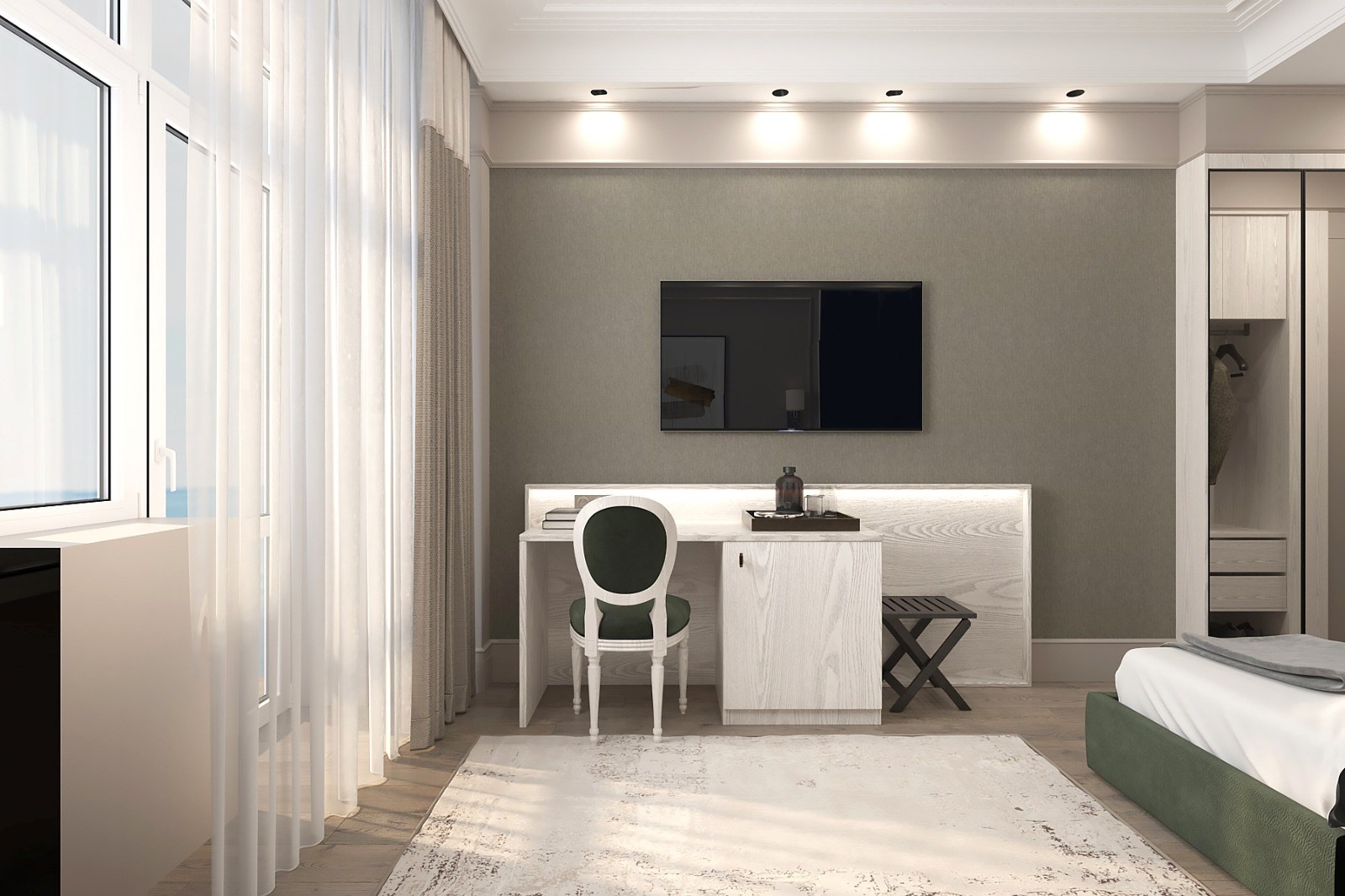 2 корпус 1-местный 2-9 этаж  улучшенный в Санаторий им. М.В. Фрунзе