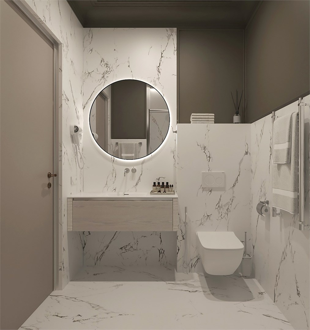 2 корпус 1-местный 2-9 этаж  улучшенный в Санаторий им. М.В. Фрунзе