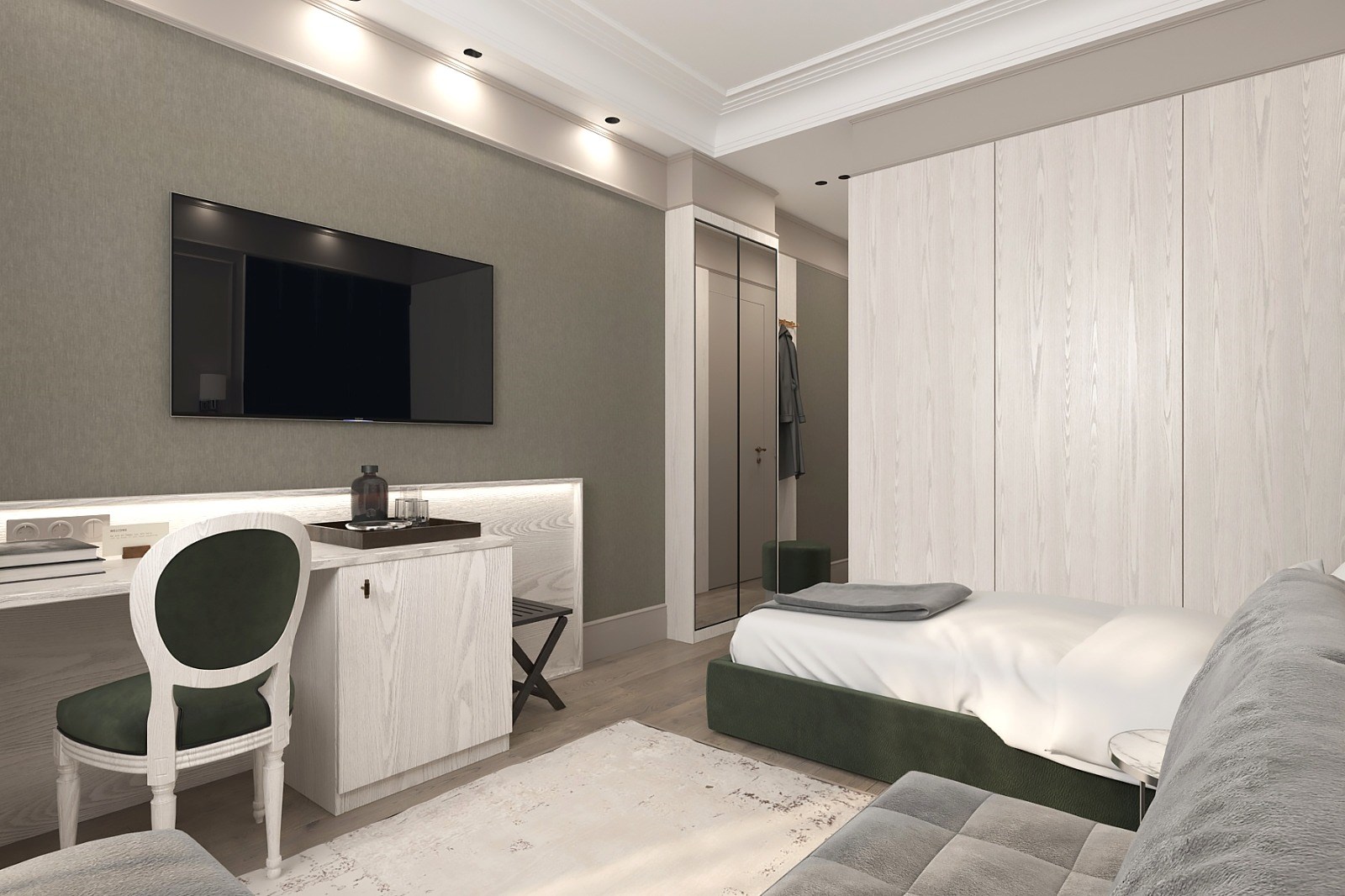 2 корпус 1-местный 2-9 этаж  улучшенный в Санаторий им. М.В. Фрунзе