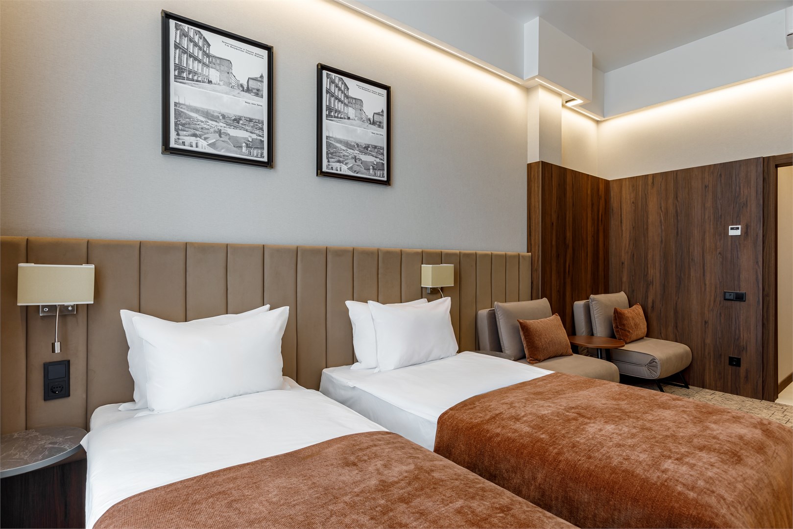 Стандарт с двумя кроватями в Azimut Отель Орехово-Зуево