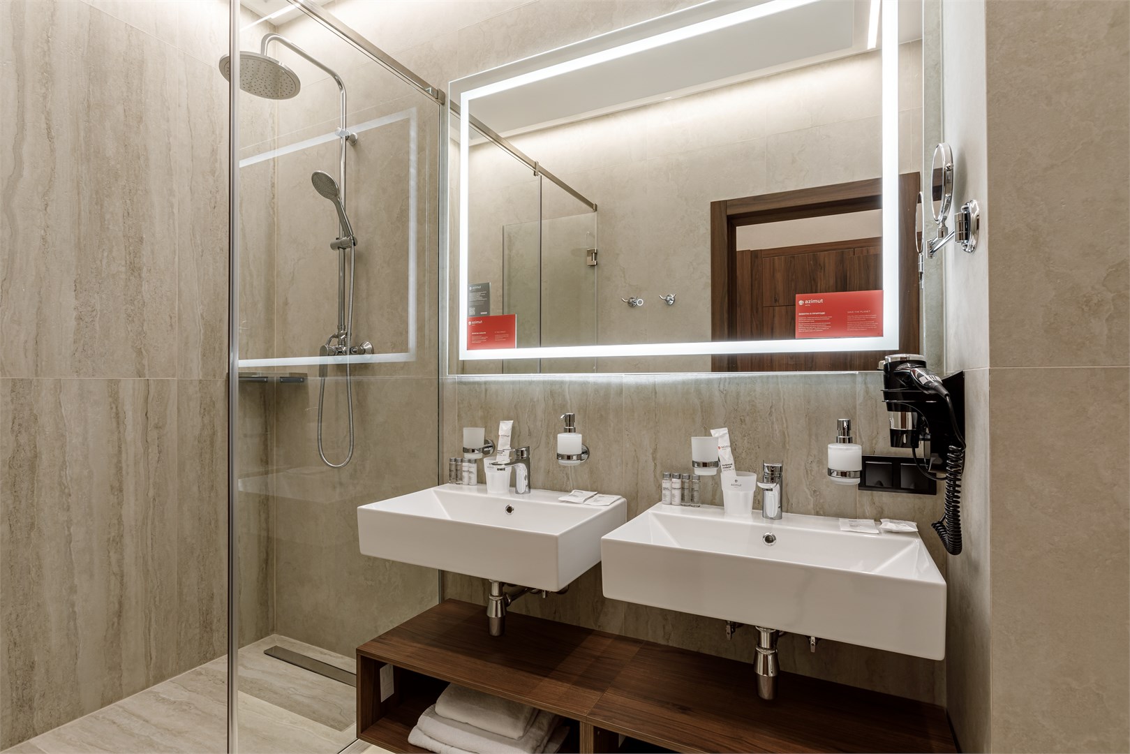 Стандарт с двумя кроватями в Azimut Отель Орехово-Зуево