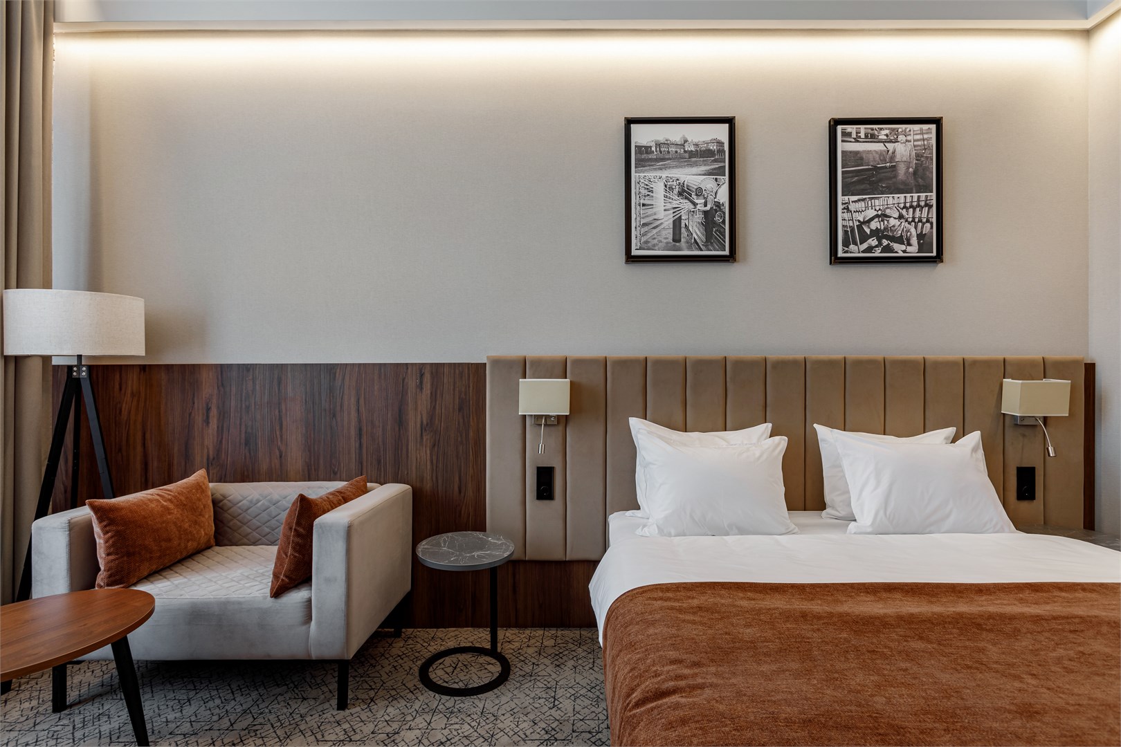 Супериор с одной большой кроватью в Azimut Отель Орехово-Зуево