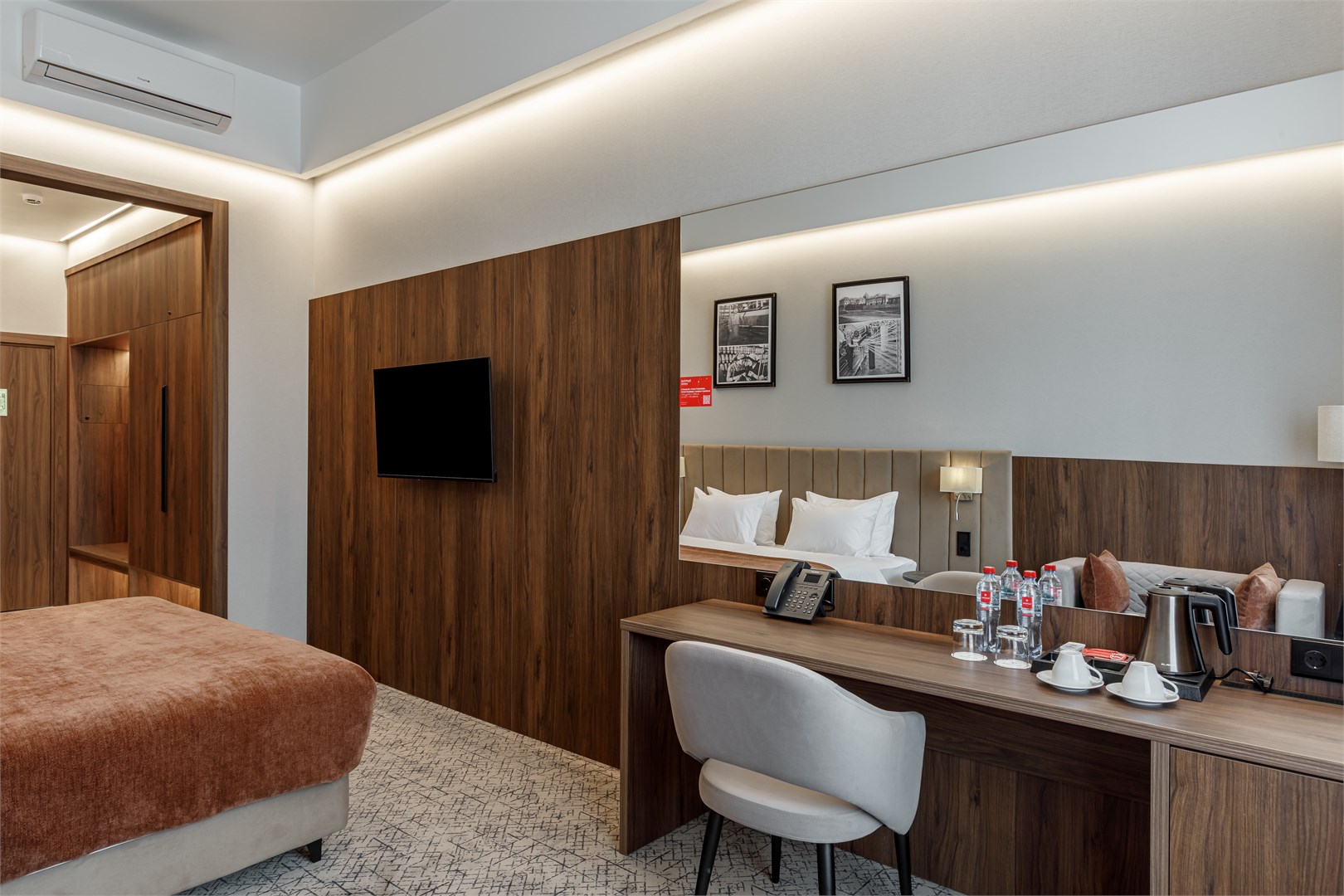 Супериор с одной большой кроватью в Azimut Отель Орехово-Зуево