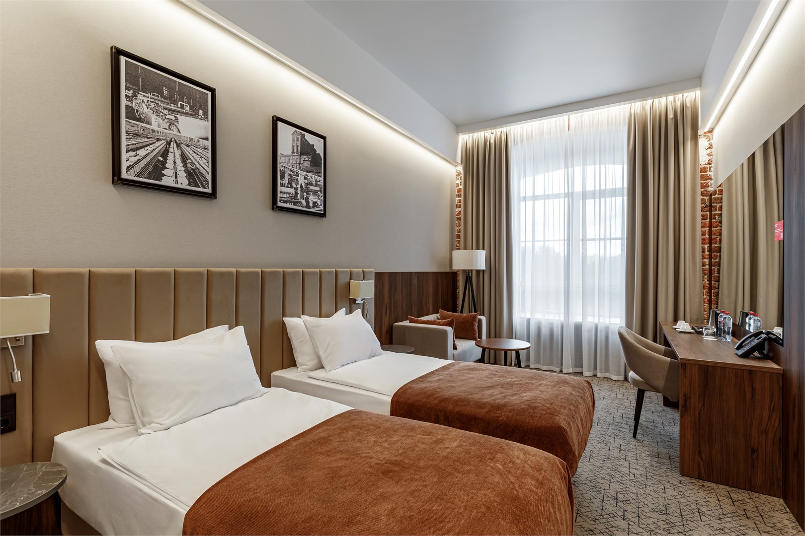 Супериор с двумя кроватями в Azimut Отель Орехово-Зуево