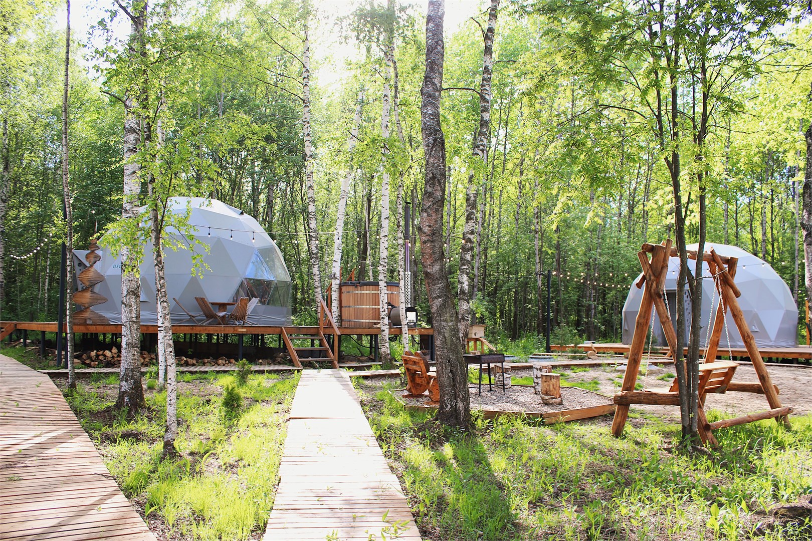 Geocupol Deluxe с купелью в Rich Life Village