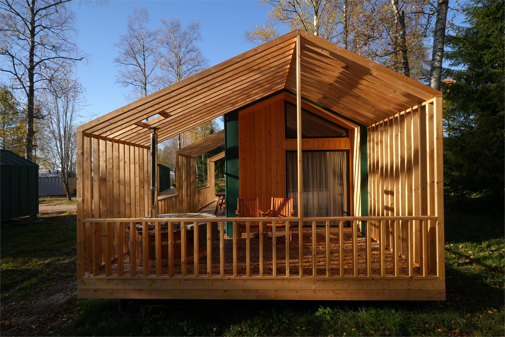 Четырёхместный Барнхаус на главной аллее в ЭкоPort на Отрадном