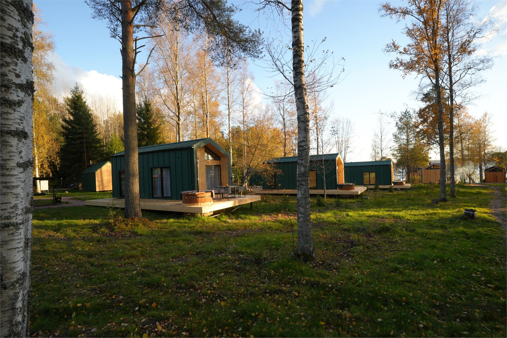 Четырёхместный Барнхаус на главной аллее в ЭкоPort на Отрадном