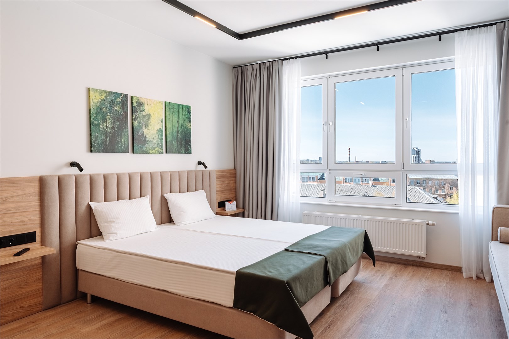 Студия с видом на город в Тайвас