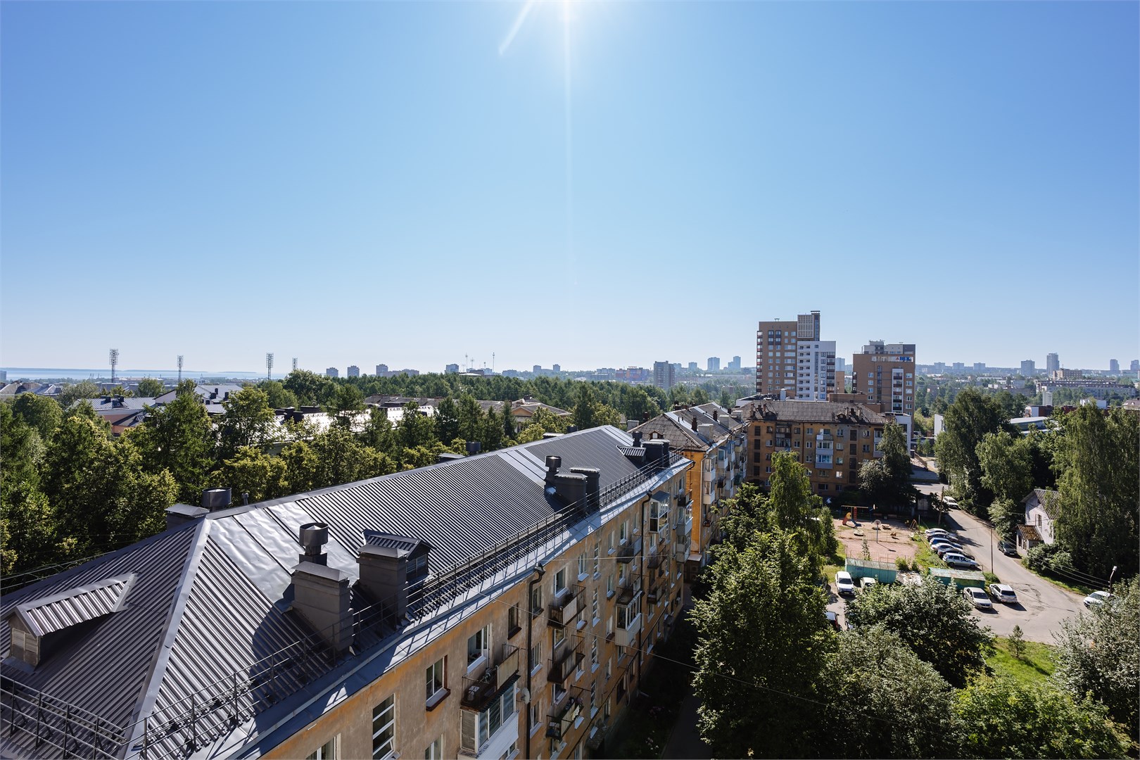 Студия с видом на город в Тайвас