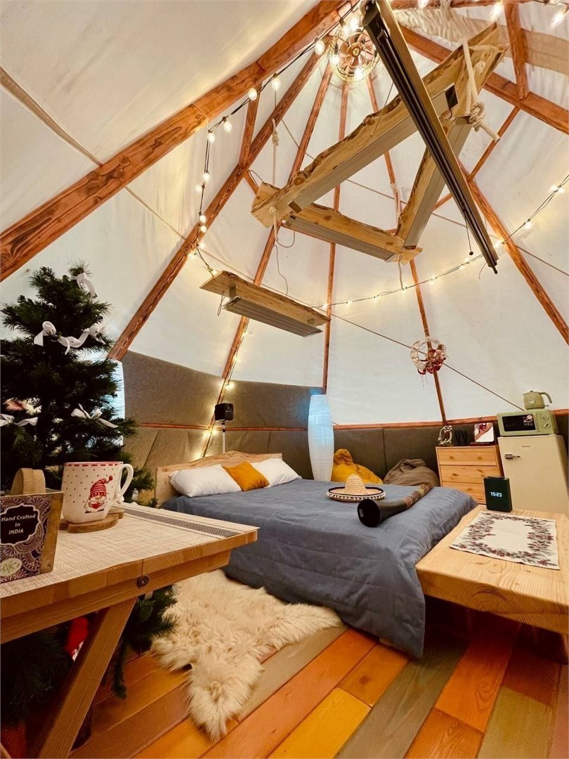 Индейский домик (типи) в Фазенда