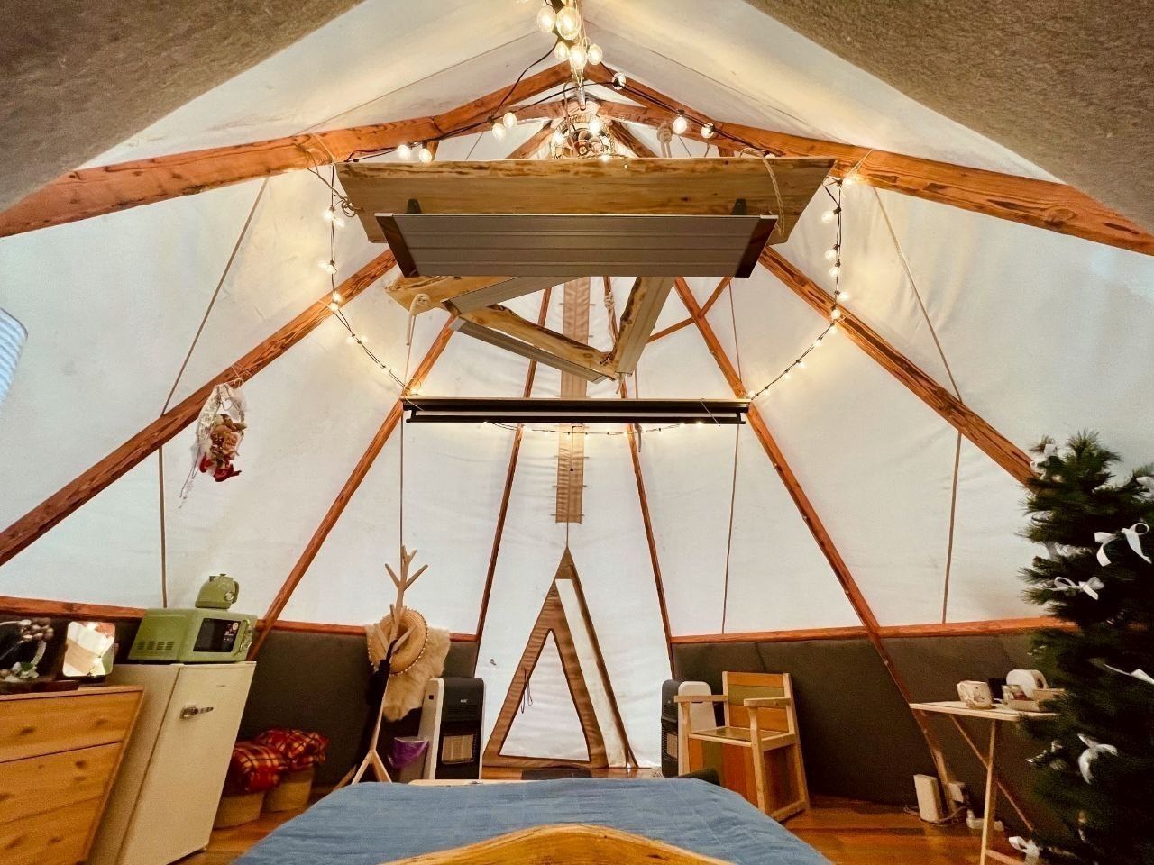 Индейский домик (типи) в Фазенда