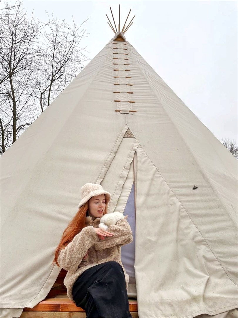 Индейский домик (типи) в Фазенда