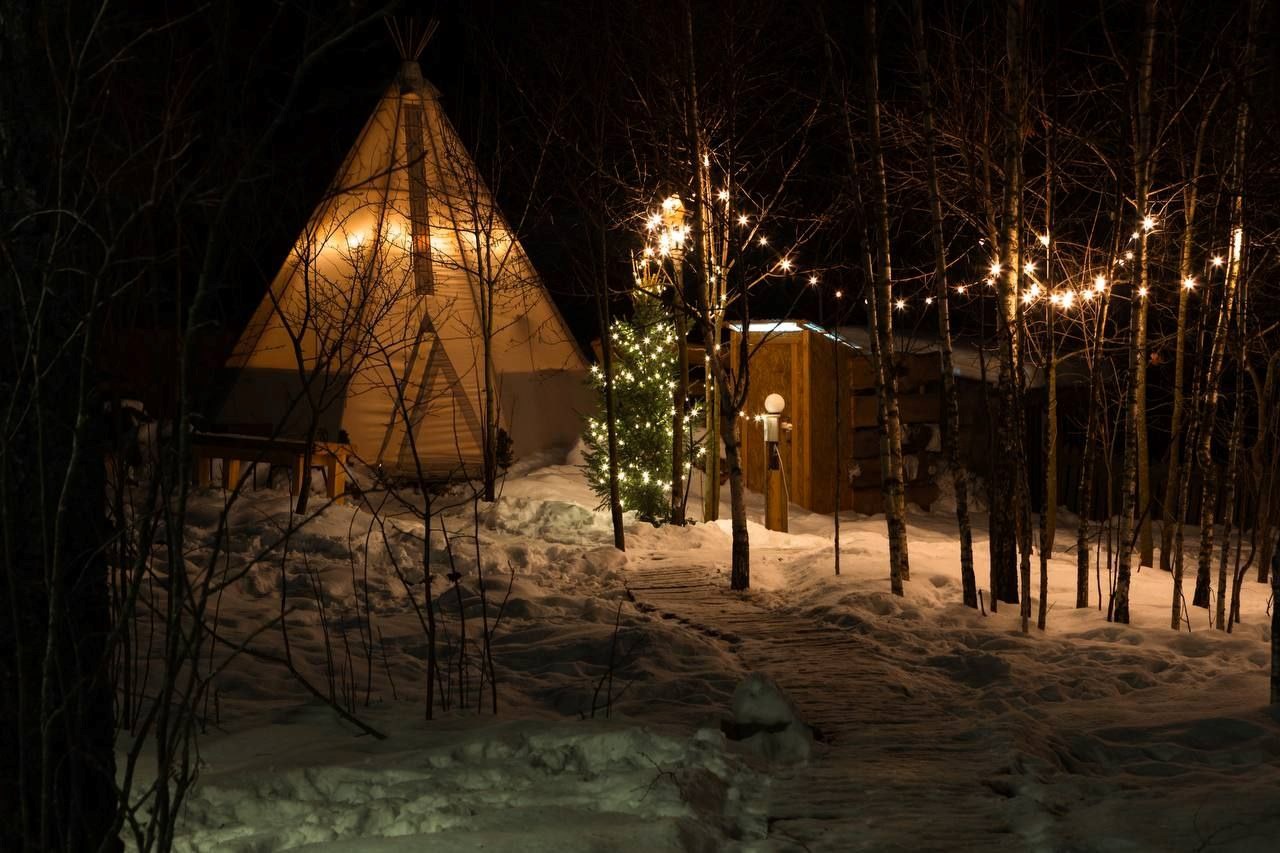 Индейский домик (типи) в Фазенда