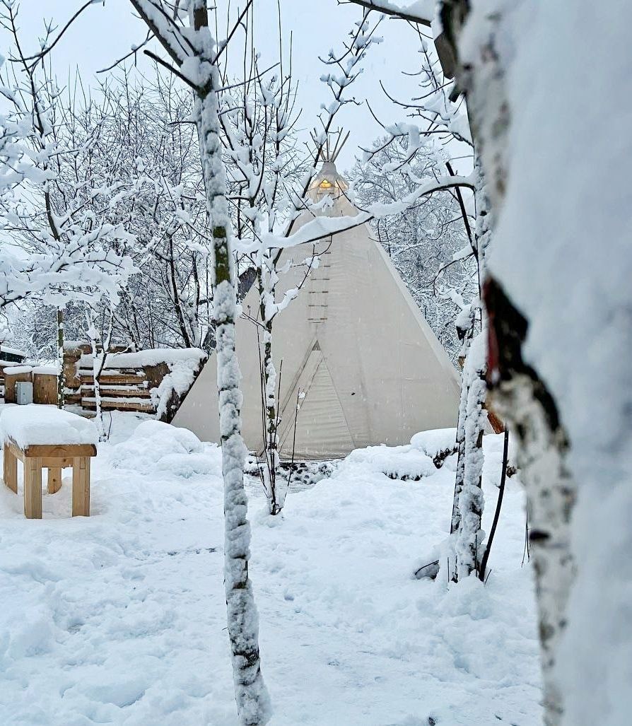 Индейский домик (типи) в Фазенда