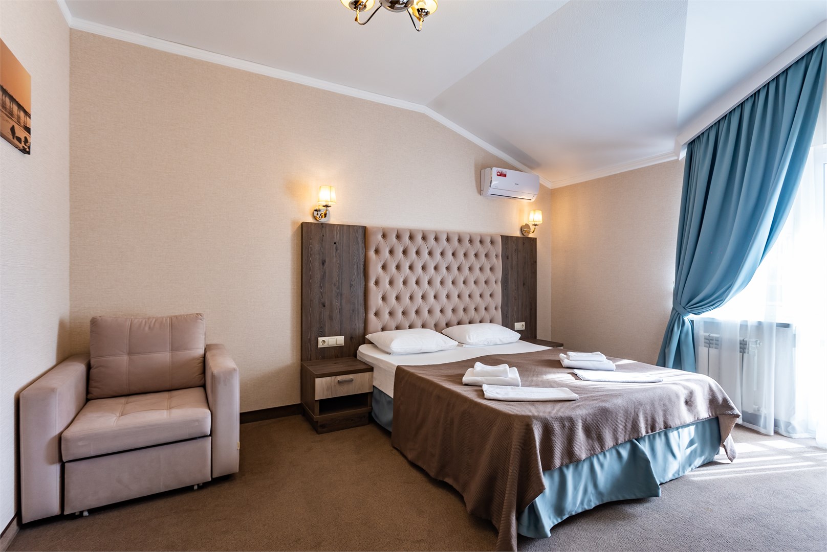 Однокомнатный двухместный "Премиум" в Русь