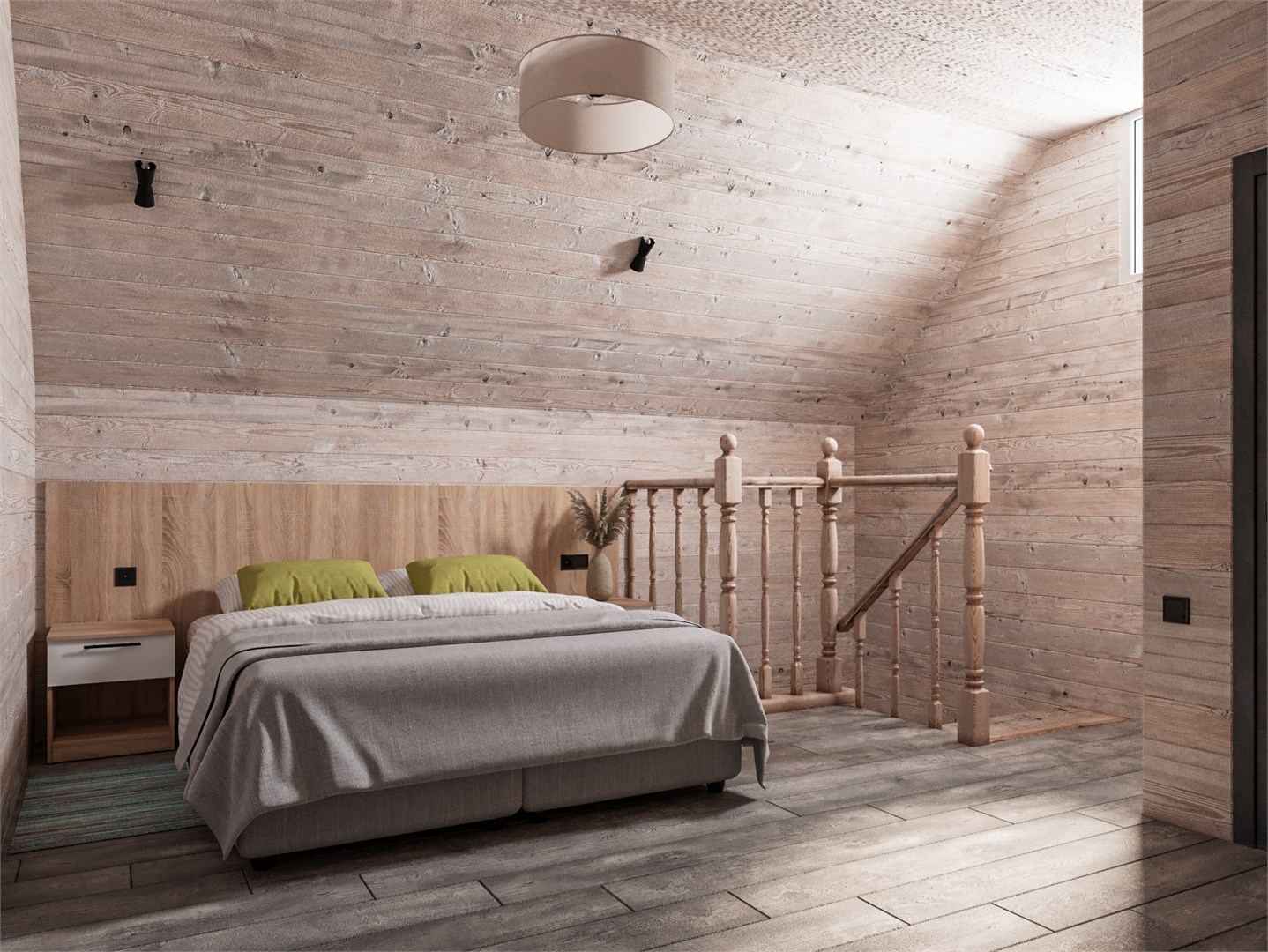 Шале трехкомнатное четырехместное в Русь