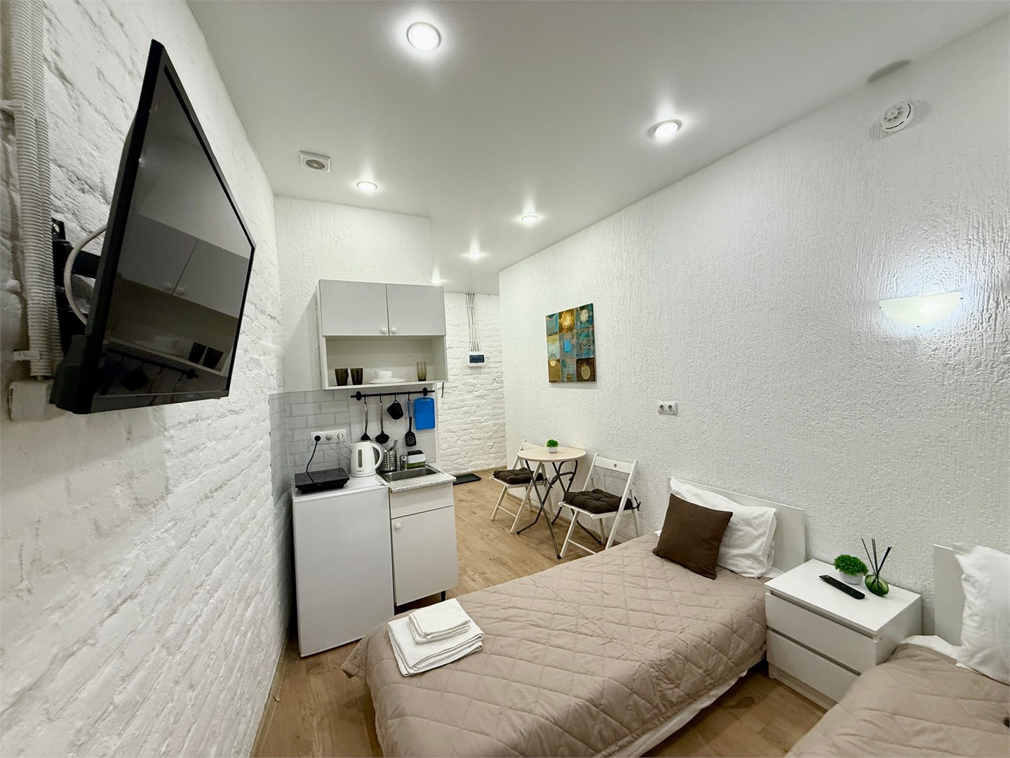Улучшенная студия с двумя раздельными кроватями в Green Grape SyncotelHome
