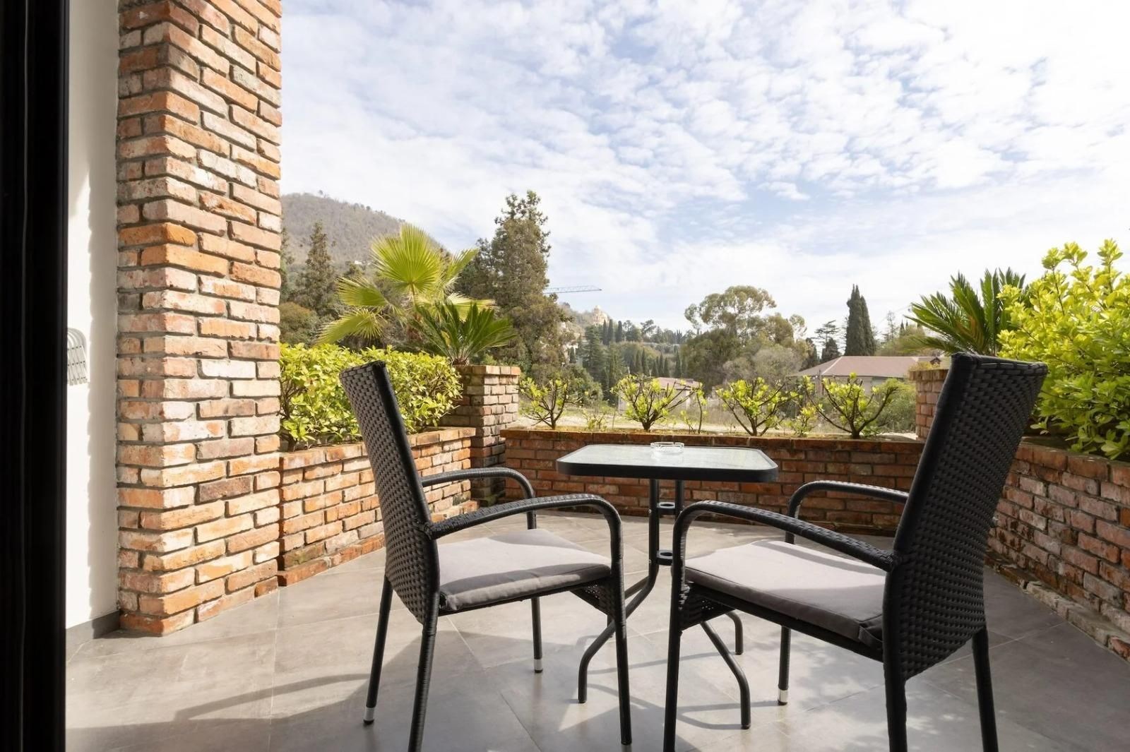 Делюкс с террасой и видом на горы в Loft