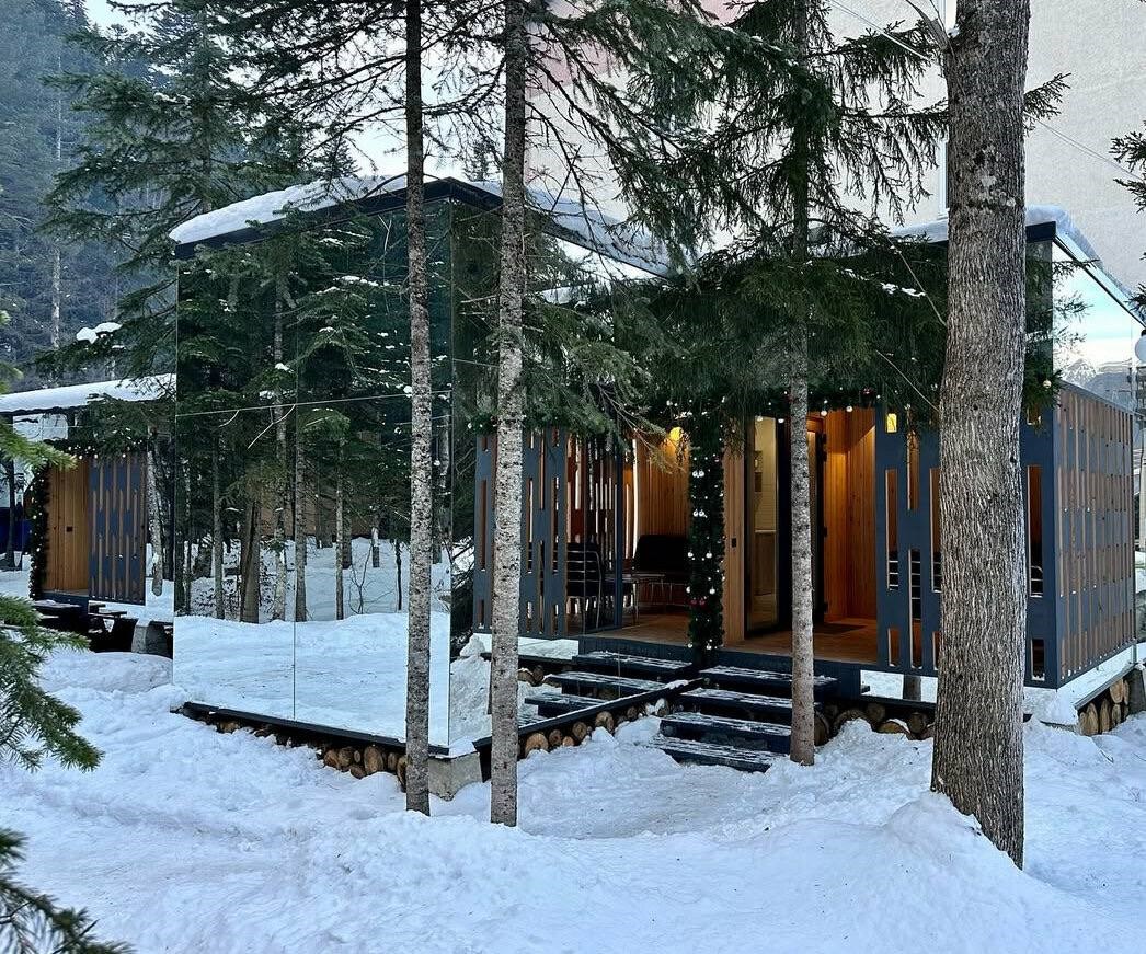 Зеркальный таунхаус лесной в Времена года Village