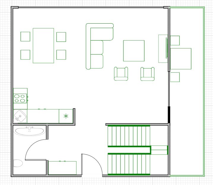 Двухэтажный трехкомнатный апартамент с двумя спальнями (панорамный вид на море) в Uplaza