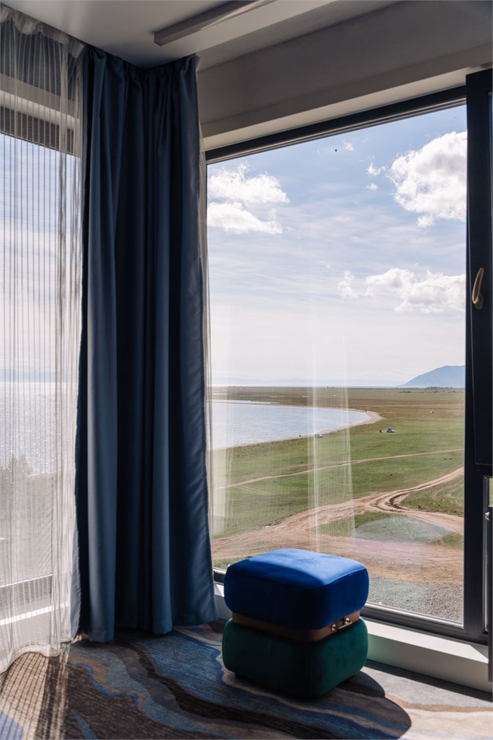 Стандарт с большой двуспальной кроватью или двумя раздельными в Азатай