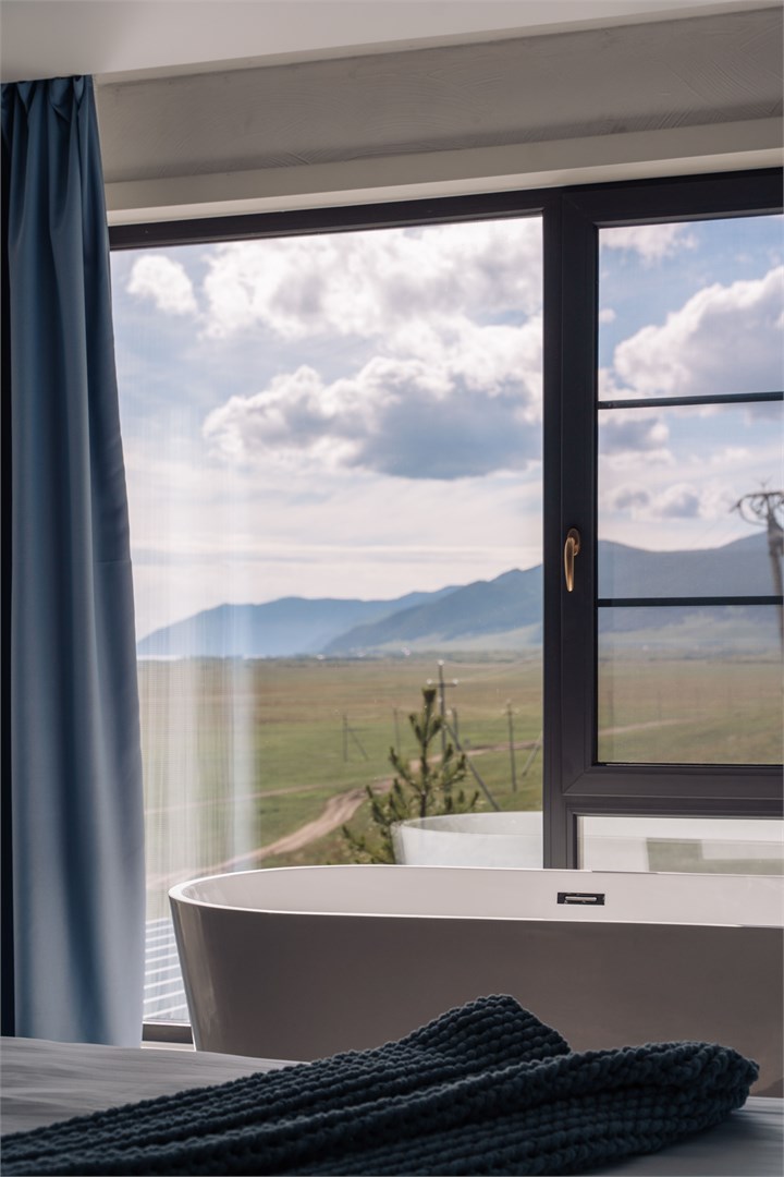 Люкс с ванной "White stone" в Азатай