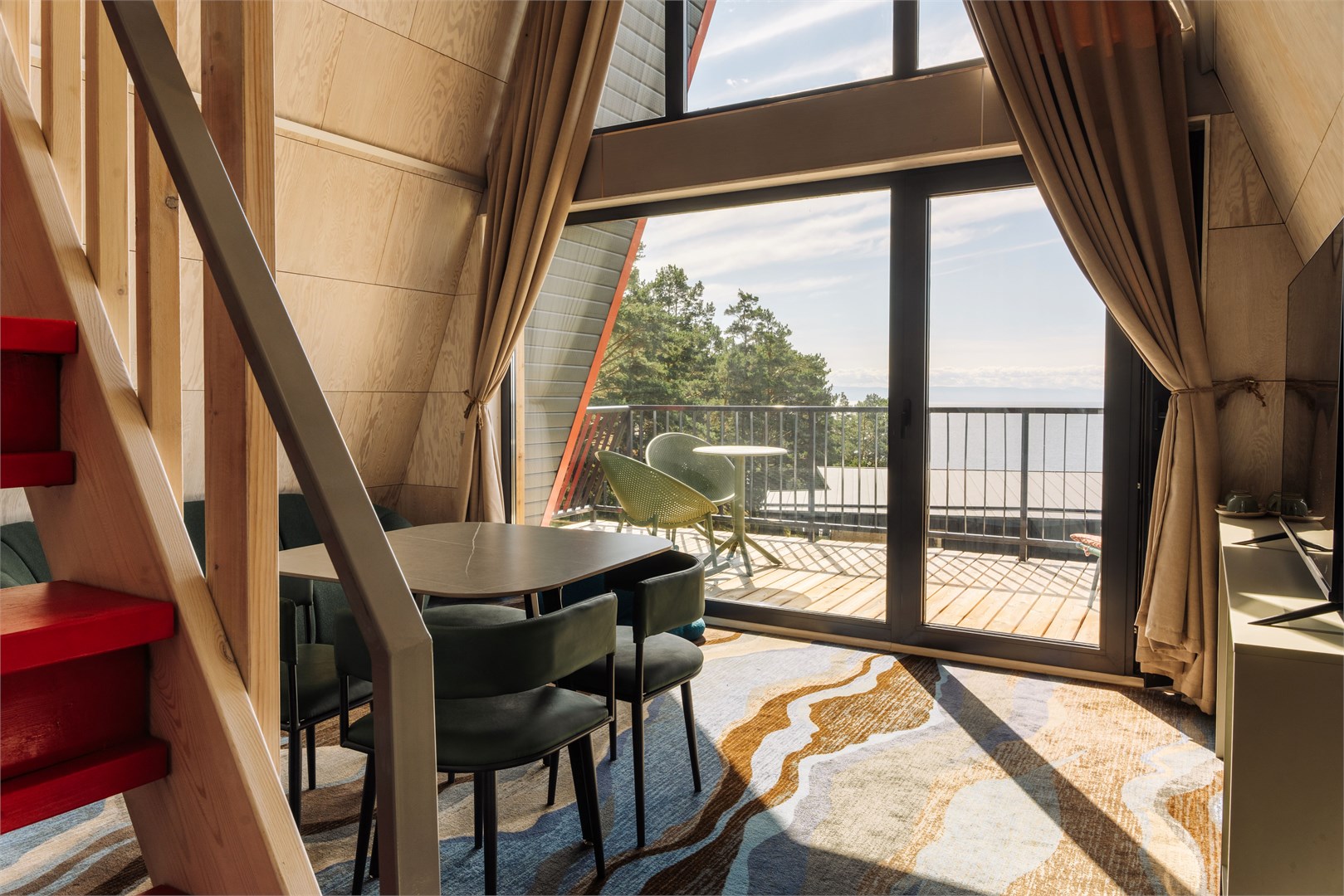 Люкс семейный "А-фрейм" в Азатай