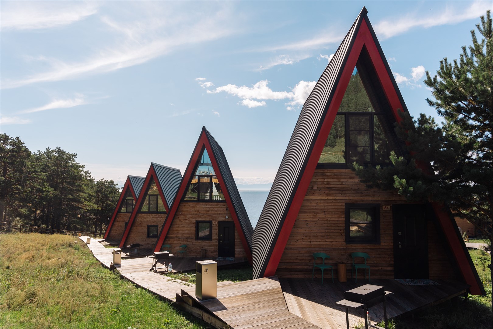 Люкс семейный "А-фрейм" в Азатай