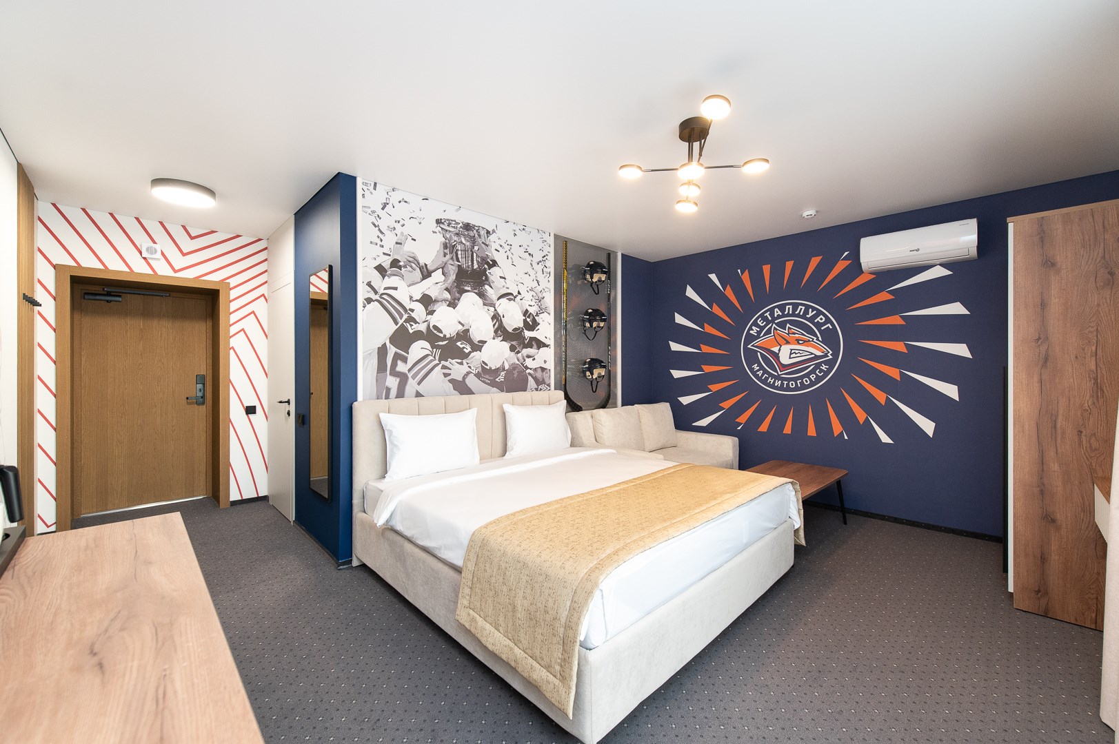 Стандарт ХК Металлург с двуспальной кроватью в Магия тепла