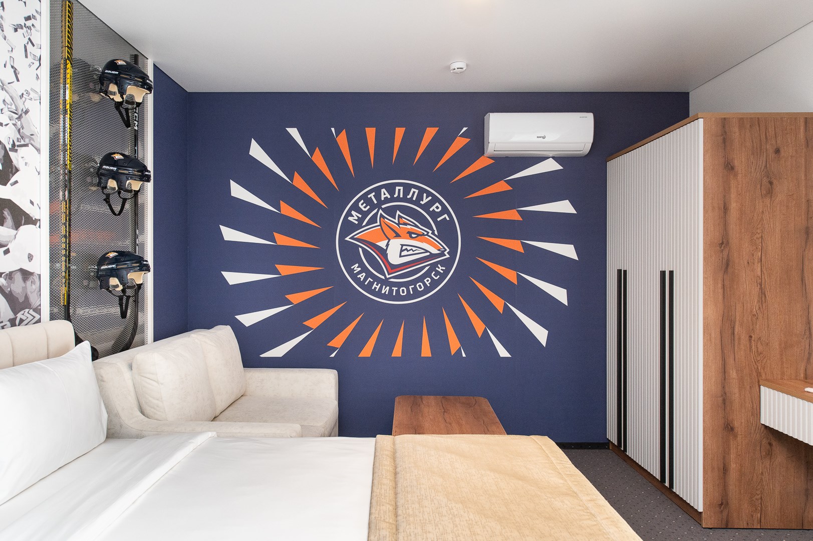 Стандарт ХК Металлург с двуспальной кроватью в Магия тепла