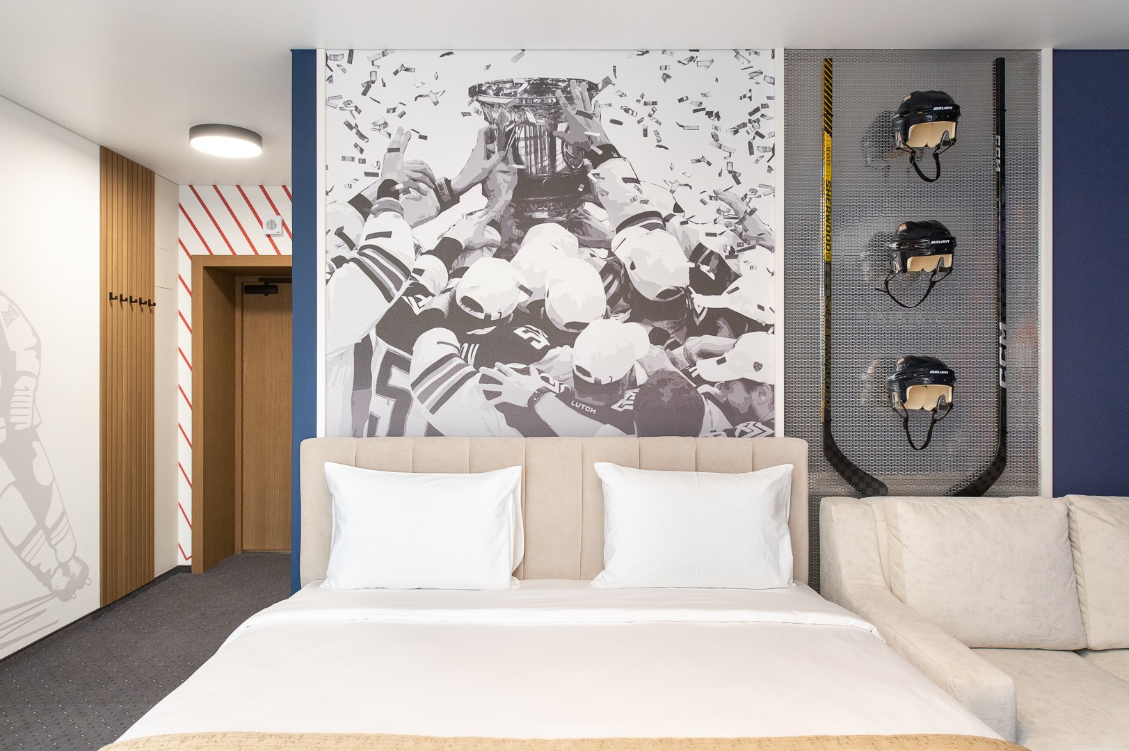 Стандарт ХК Металлург с двуспальной кроватью в Магия тепла