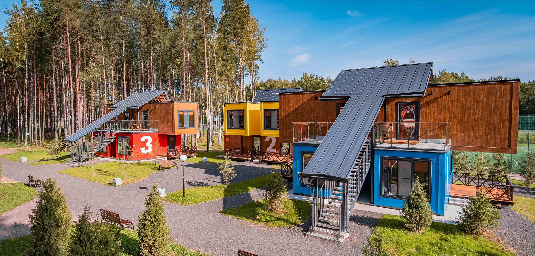 Четырехместный номер "Тетрис" в Раздолье