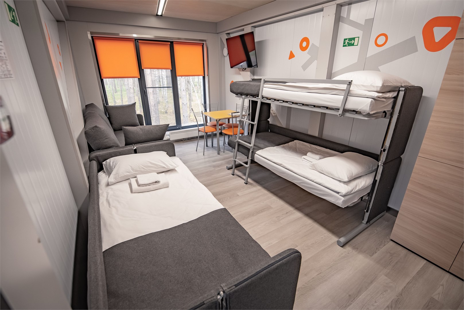 Шестиместный номер "Тетрис" в Раздолье