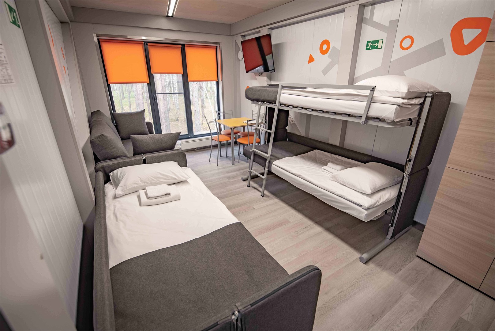 Шестиместный номер "Тетрис" в Раздолье