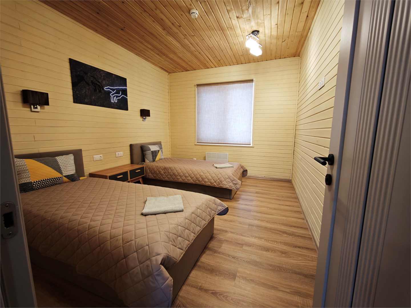 Большой дом с кухней в Деревенька в лесу