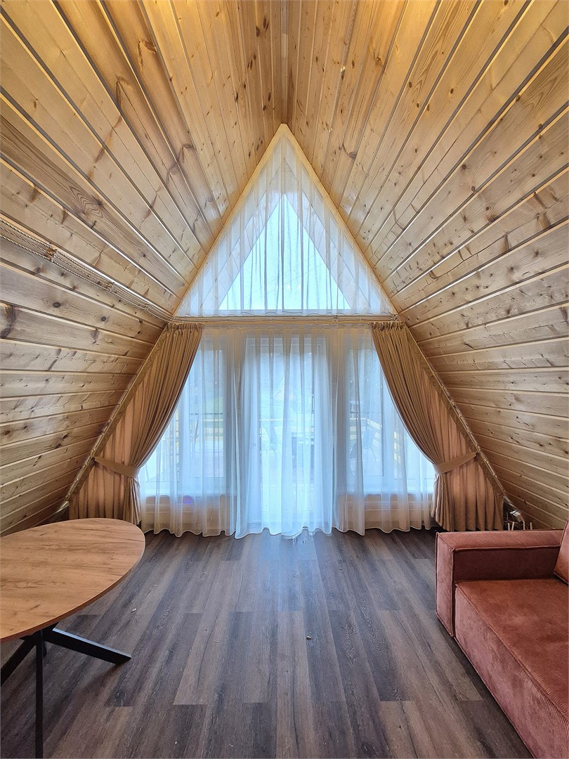 A-frame «Терракот» домик из дерева 4х местный в Ривер Хаус