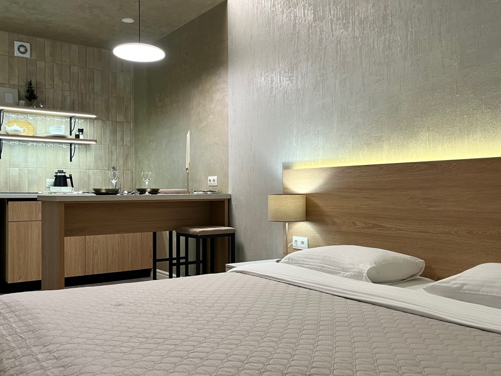 Студия комфорт с 2 кроватями в Alliance apart