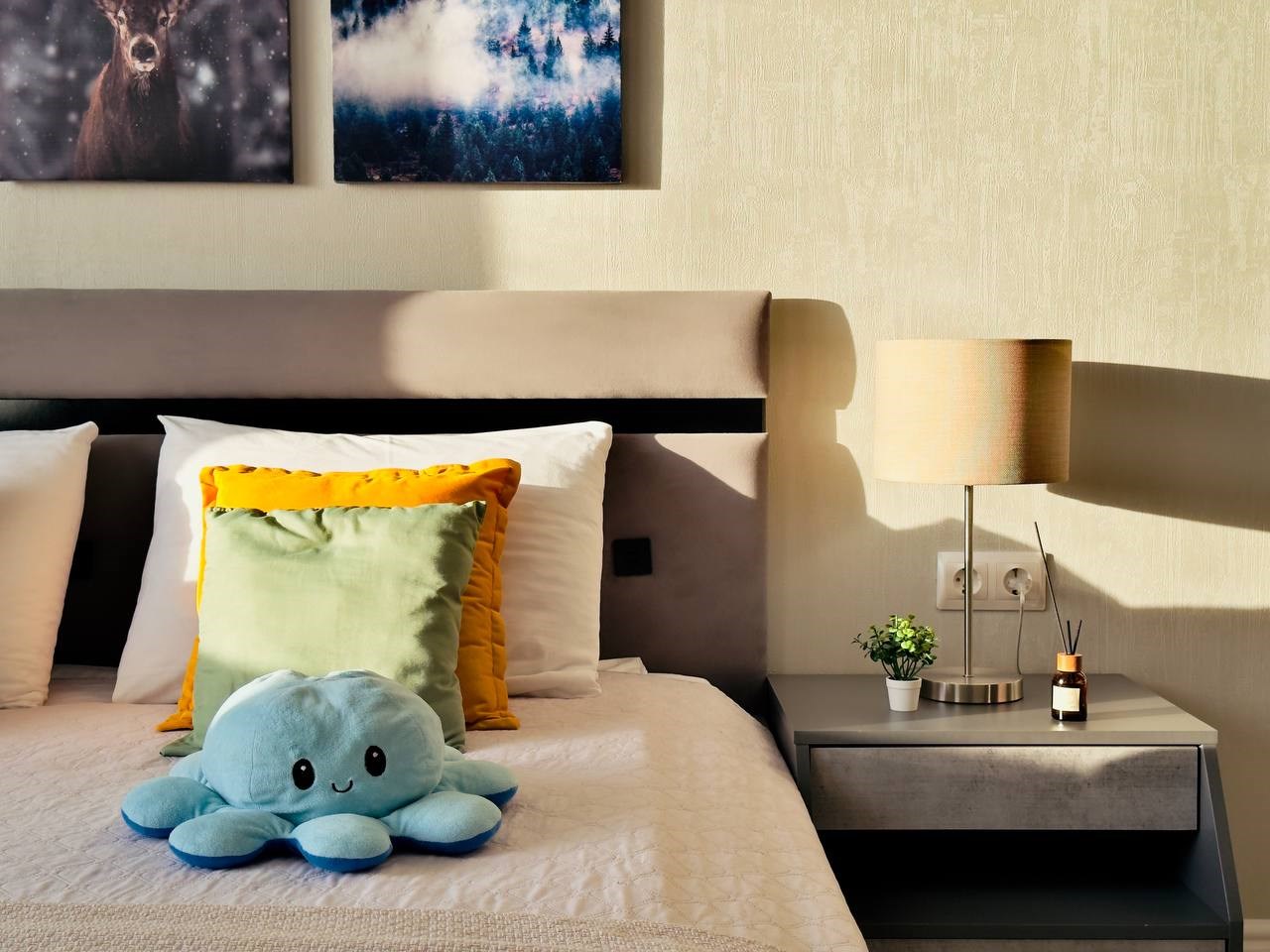 Студия комфорт с двуспальной кроватью в Alliance apart