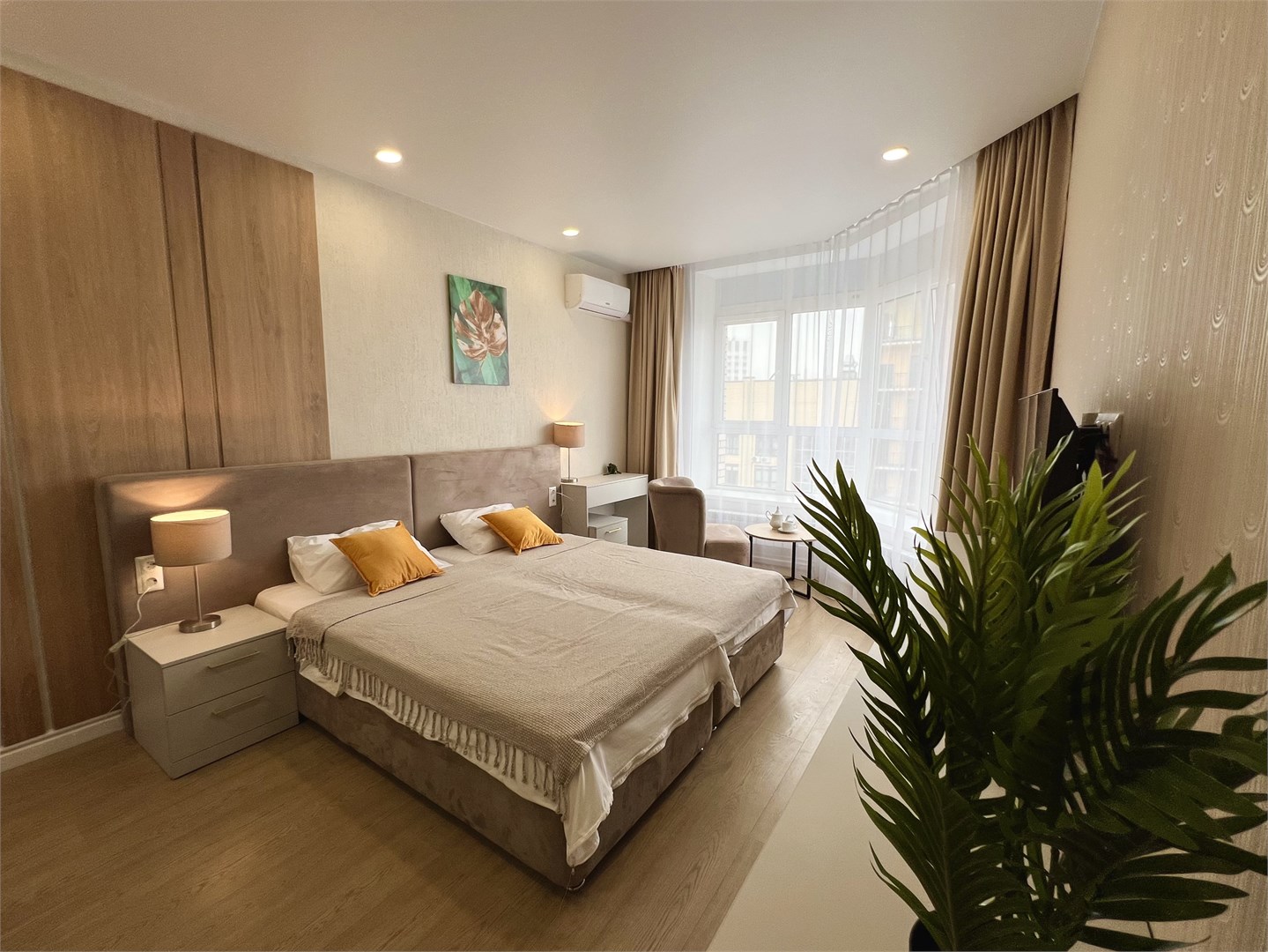 Студия комфорт с красивым видом на Енисей в Alliance apart