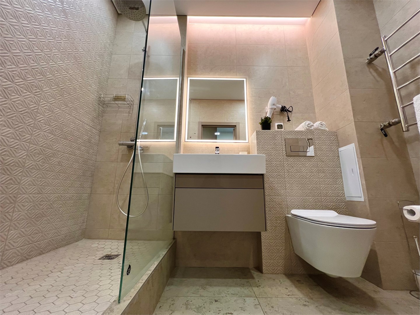 Студия комфорт с красивым видом на Енисей в Alliance apart