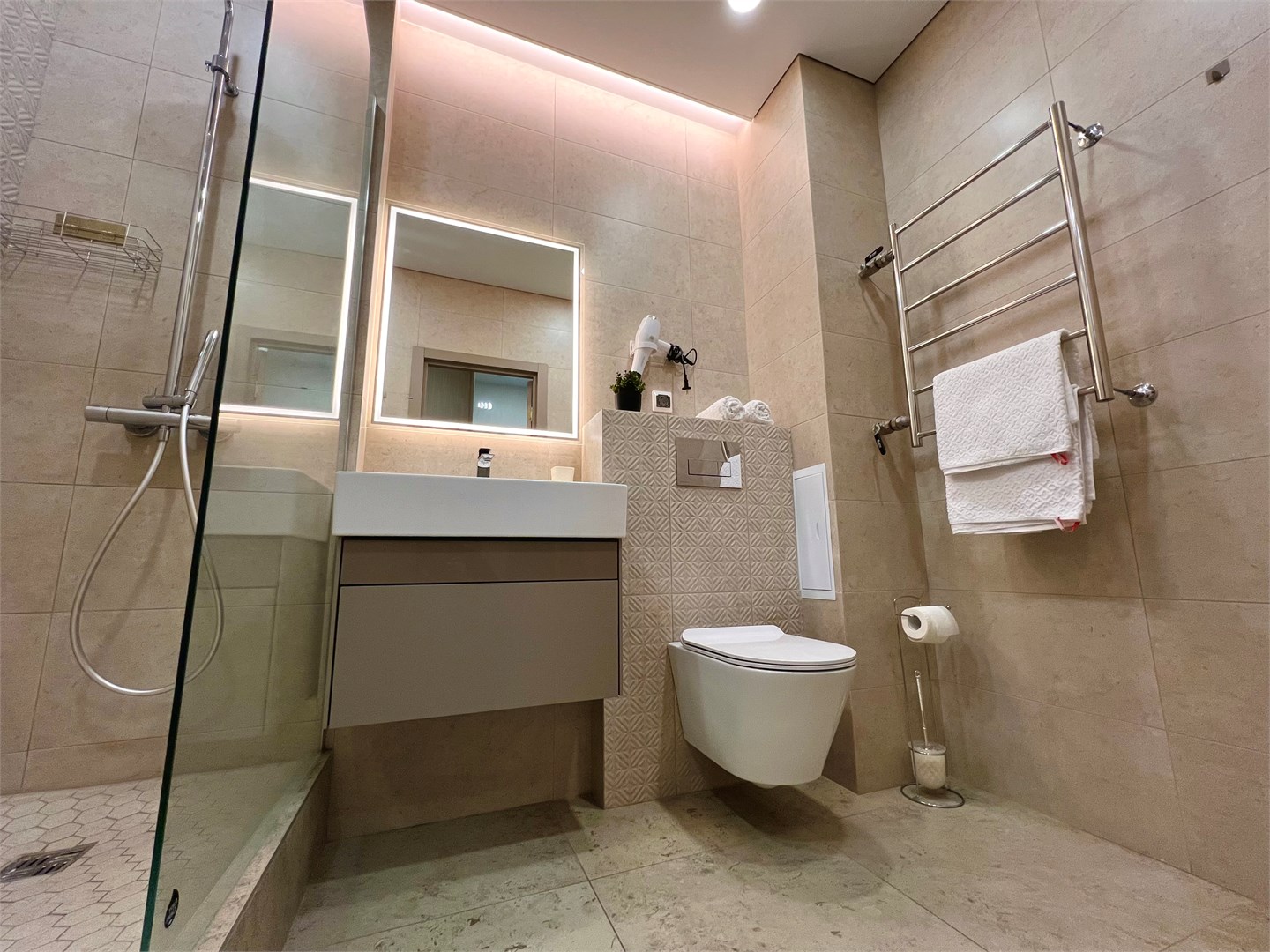 Студия комфорт с красивым видом на Енисей в Alliance apart