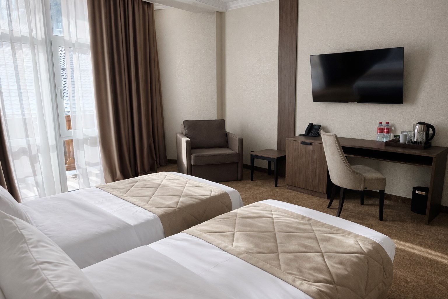 Стандарт с двумя раздельными кроватями в Azimut Парк Отель