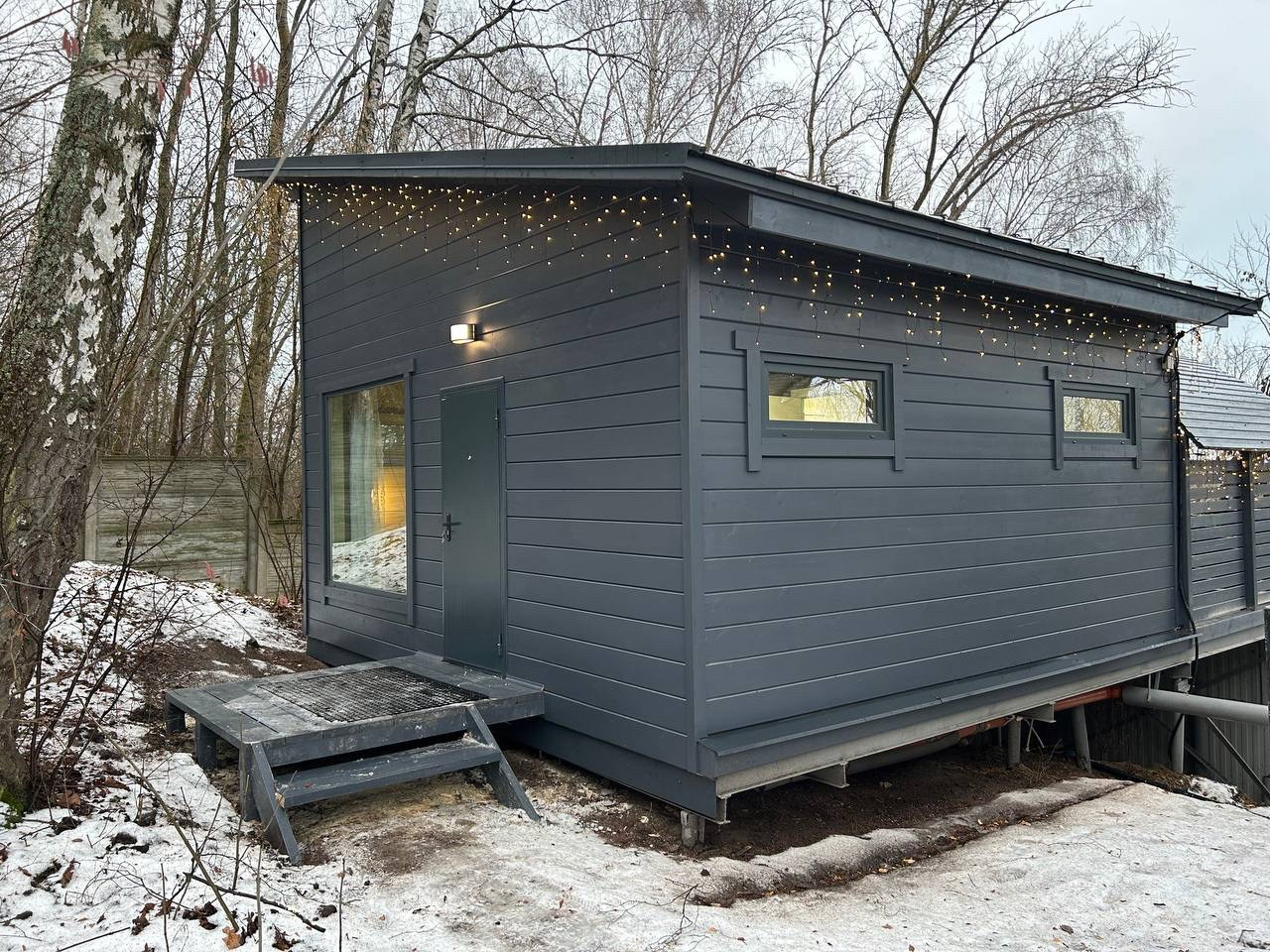 Эко-дом с террасой в Окский берег