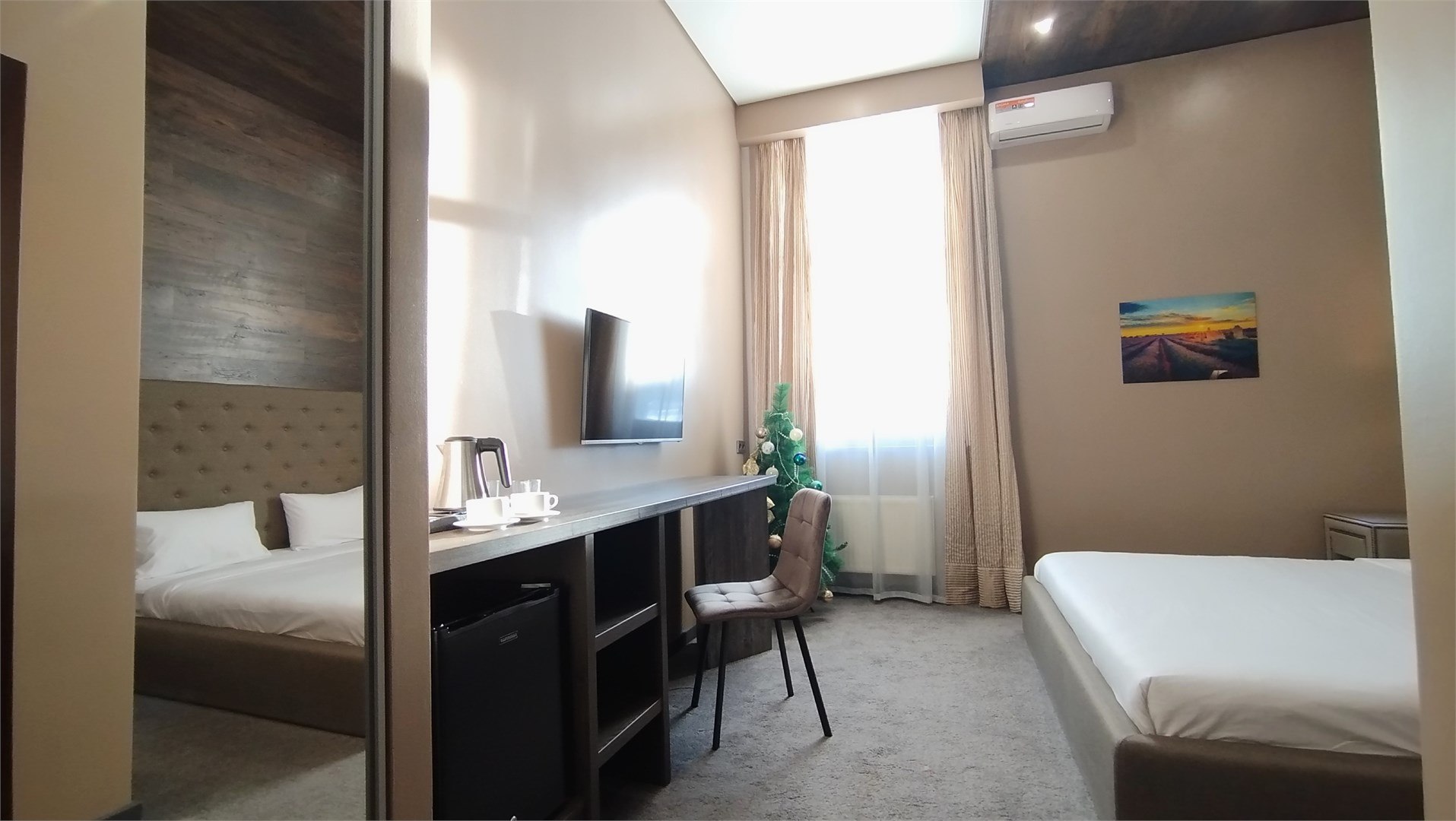 Номер для двоих с двухспальной кроватью (1) в Chalet Briole