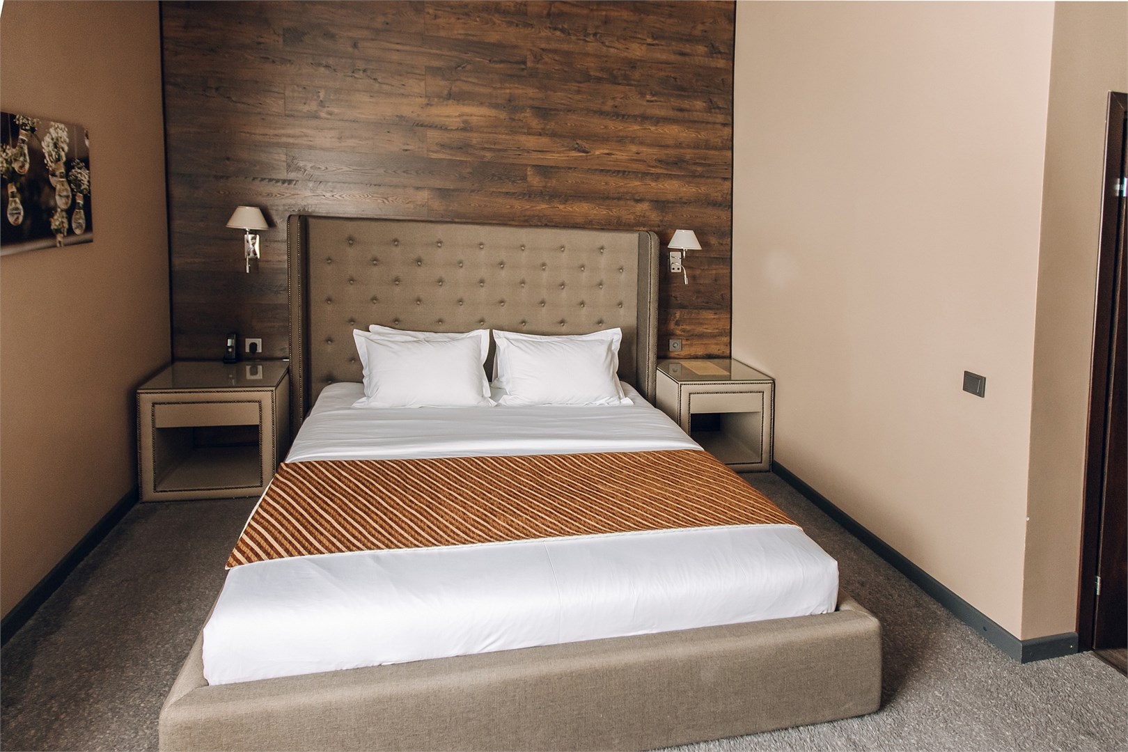 Номер для двоих с двухспальной кроватью (2) в Chalet Briole